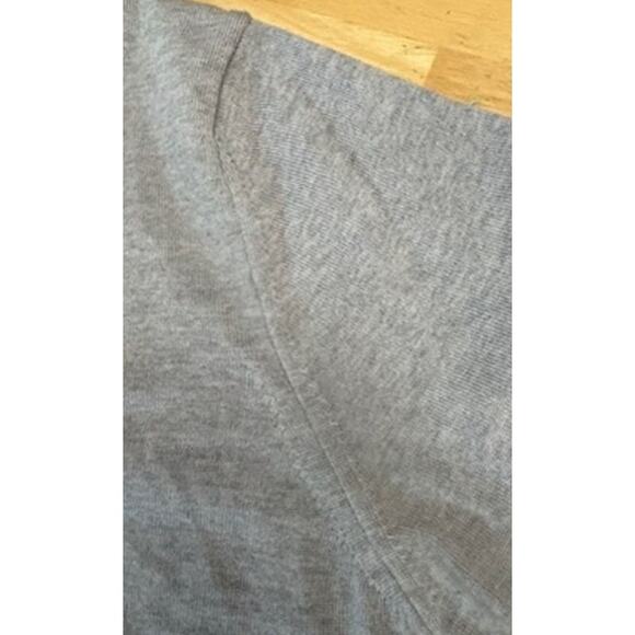 Stenstroms Thin Knit V-Neck Light Gray Mens Sweater 100% MERINO Size L - Picture 8 of 11